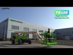 21.5m hauteur de travail électrique Téléscopic Boom Lift 4WD AWP